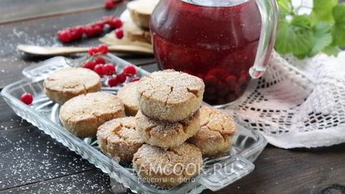 рассыпчатое овсяное печенье