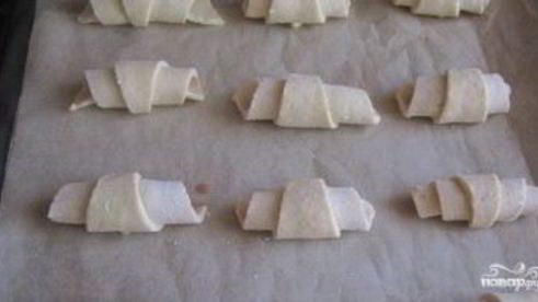рогалики из творожного теста с начинкой
