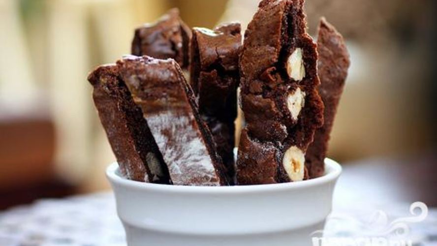 Рецепт шоколадное печенье с фундуком