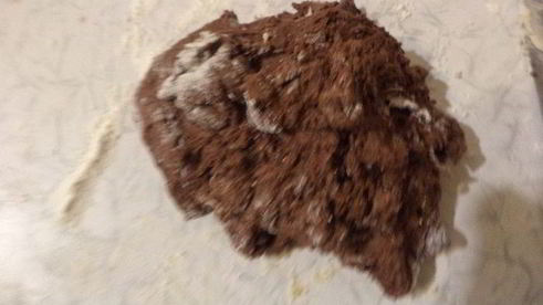 шоколадное печенье в сахарном сиропе