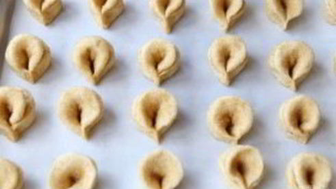 творожное печенье розочки