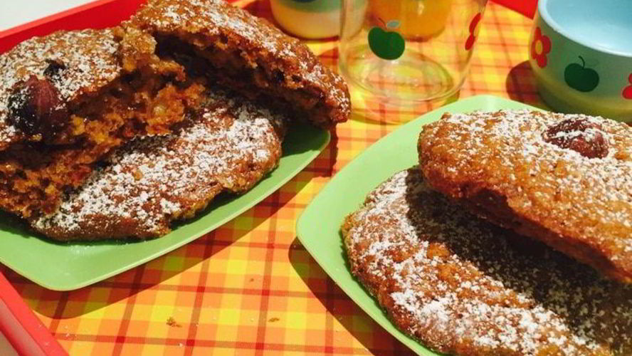 Рецепт вкуснейшее овсяно-банановые печенье