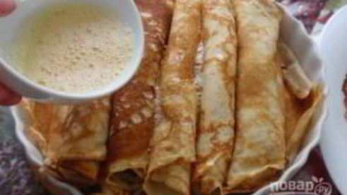 блинный пирог с печенкой