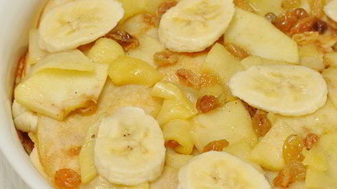 блинный пирог с яблоками