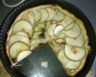 Быстрый грушевый пирог