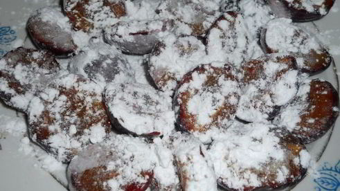 быстрый пирог со сливами