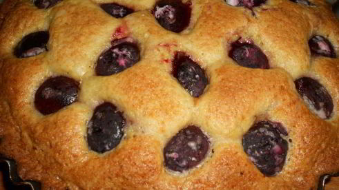 быстрый пирог со сливами