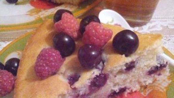 Рецепт Быстрый пирог Вишневое удовольствие