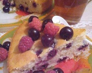 Быстрый пирог Вишневое удовольствие