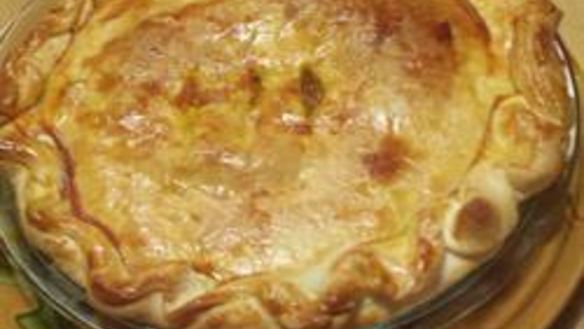 Рецепт Французский мясной пирог из слоеного теста