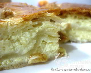 Греческий пирог с творогом