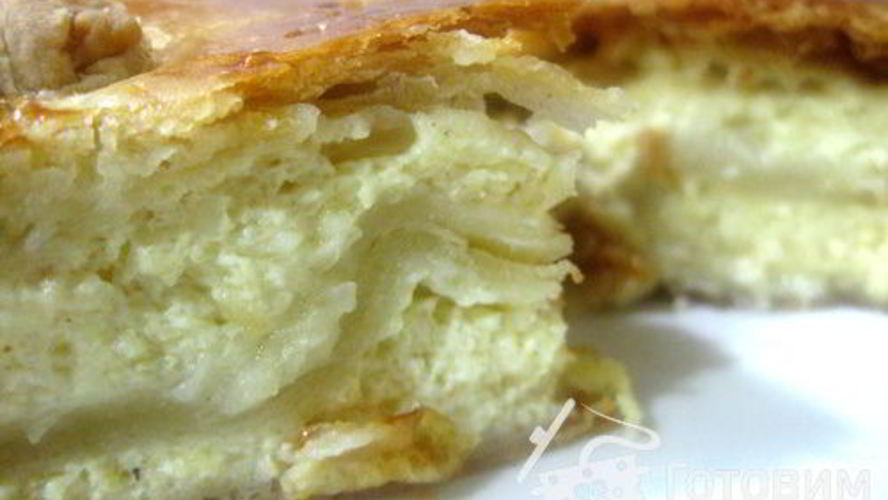 Рецепт греческий пирог с творогом