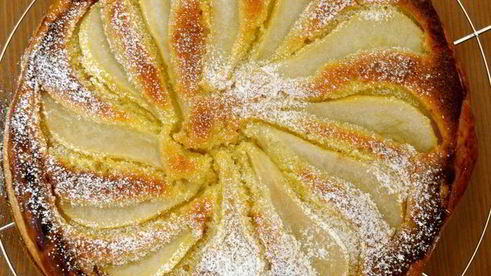 грушевый пирог с франжипаном