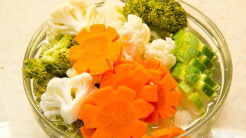 картофельный киш с овощами и мясом