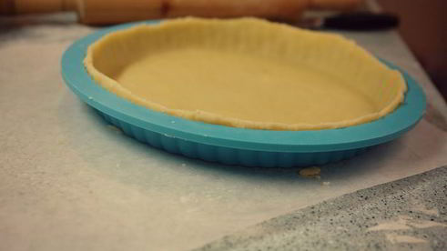 киш лорен с грибами и сыром