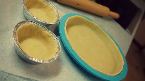 киш лорен с грибами и сыром