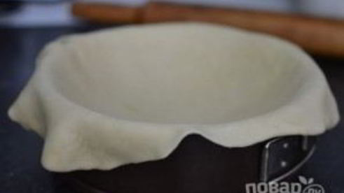 киш с красной рыбой и брокколи