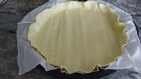 киш с тунцом