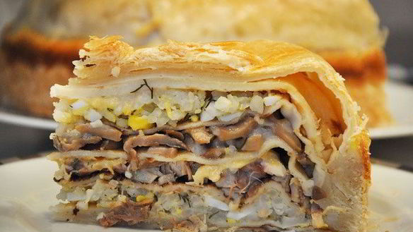 Рецепт Курник блинный пирог по-старорусски