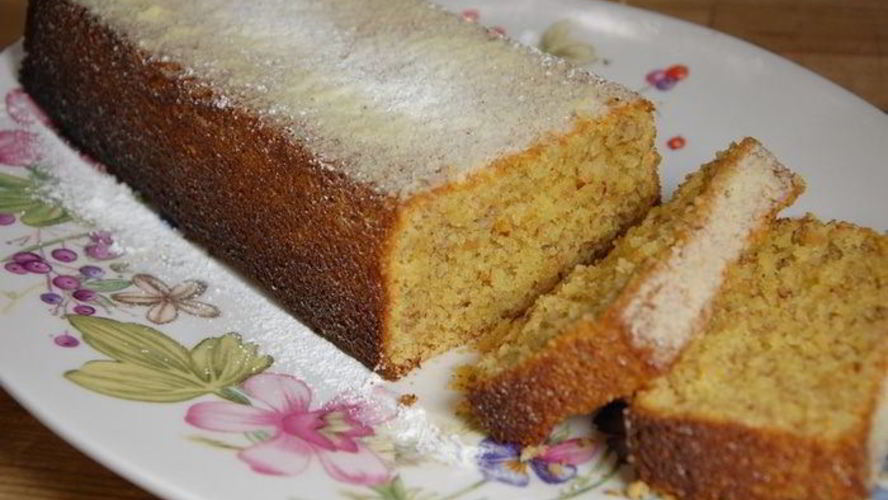 Рецепт миндальный пирог на поленте и рисовой муке