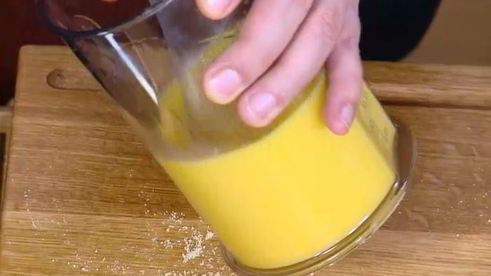 миндальный пирог на поленте и рисовой муке