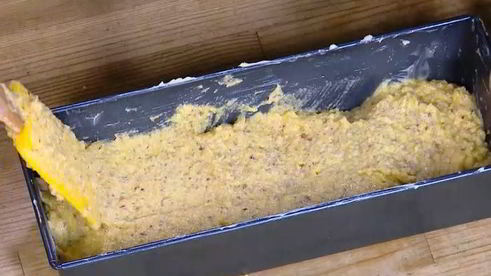 миндальный пирог на поленте и рисовой муке