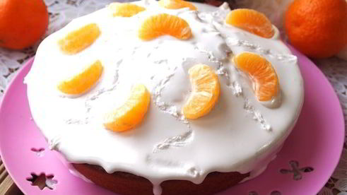 морковно-мандариновый пирог