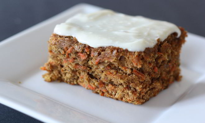 Морковный пирог без муки