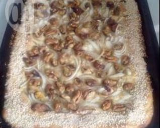 Открытый пирог с мидиями