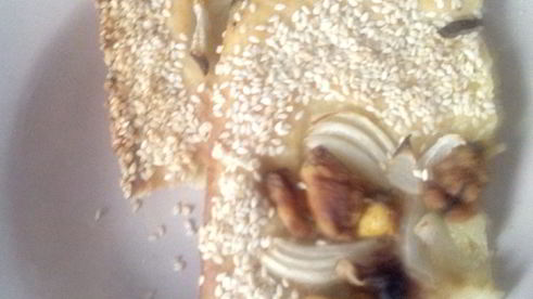 открытый пирог с мидиями