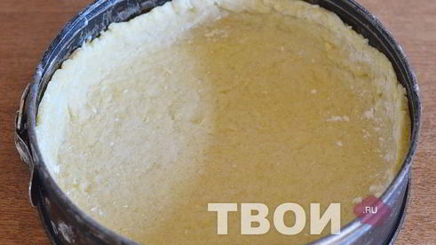 песочный пирог с яблоками