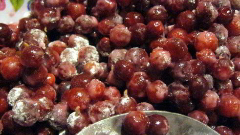 пирог брусничка