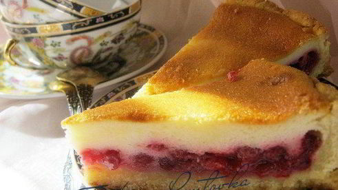 пирог брусничка