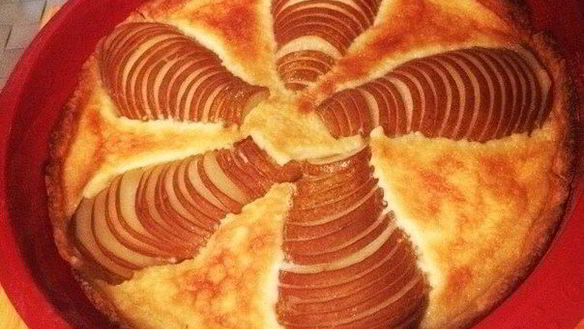 Рецепт Пирог грушевый со сливками