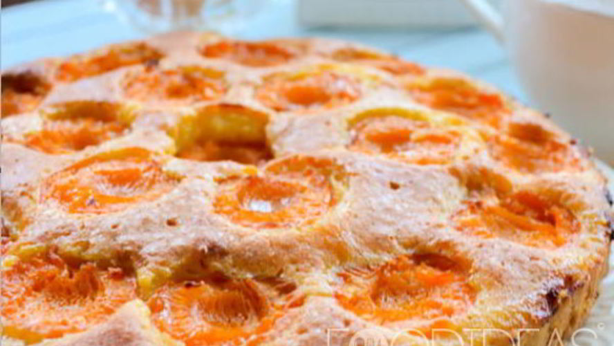 Рецепт пирог с абрикосами на кефире