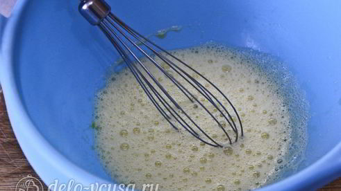 пирог с черникой на кефире