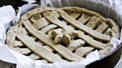 пирог с черникой на кефире