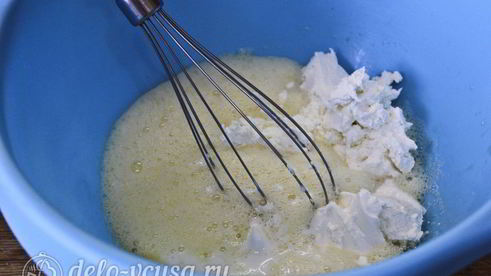 пирог с черникой на кефире