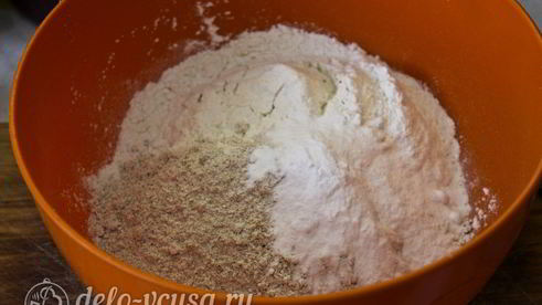 пирог с черникой на кефире