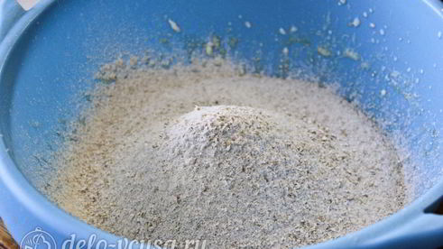 пирог с черникой на кефире