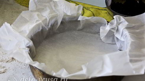 пирог с черникой на кефире