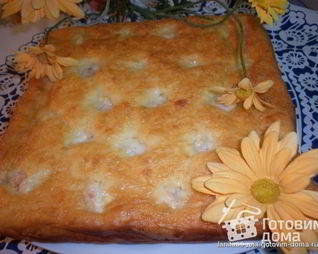 Пирог с фрикадельками