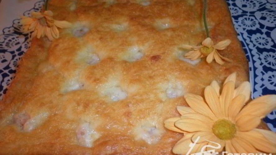 Рецепт пирог с фрикадельками