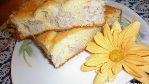 пирог с фрикадельками