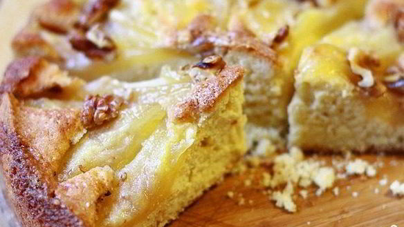 Рецепт Пирог с грушами в мультиварке