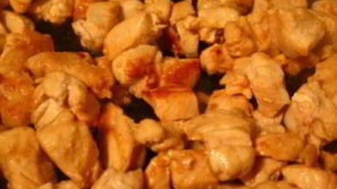 пирог с лисичками и курицей