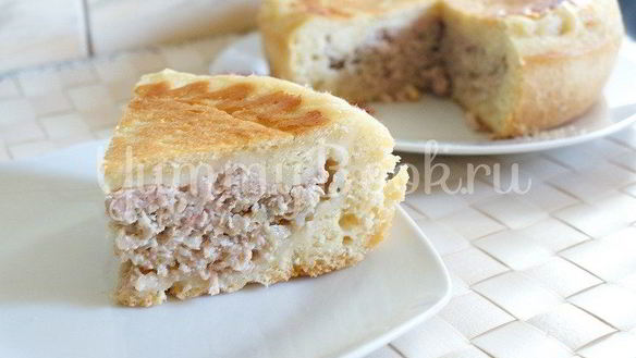 Рецепт Пирог с мясом в мультиварке