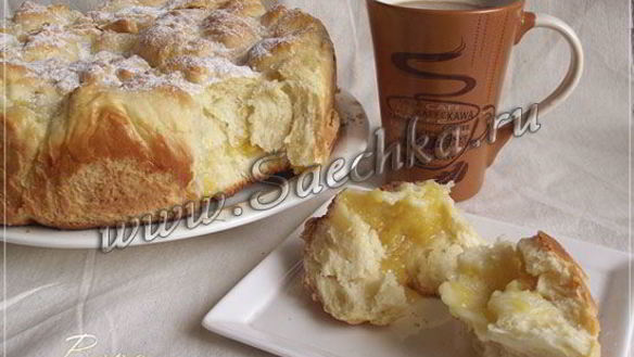 Рецепт Пирог с персиками