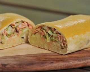 Пирог с речной форелью