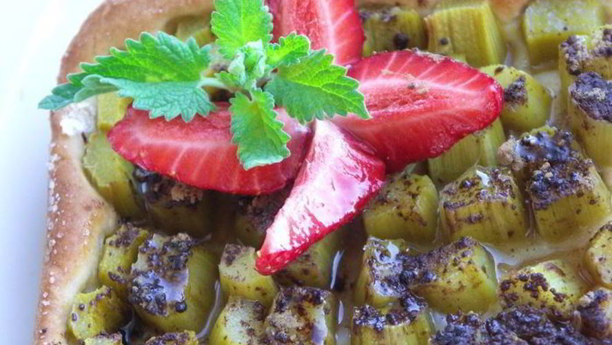 Рецепт пирог с ревенем